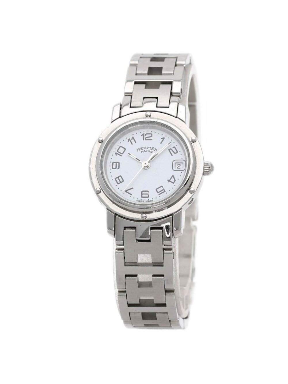 Hermes Clipper Watch SS